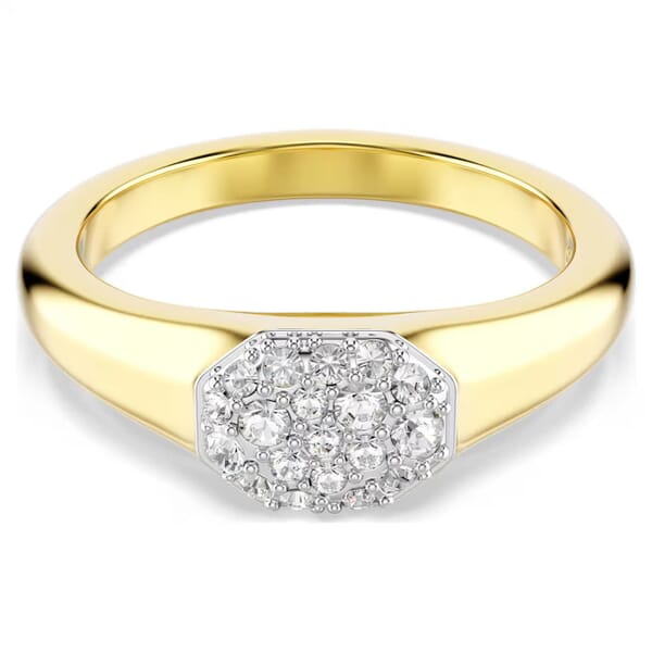 Swarovski ring Dextera ring Mixed cuts, White, Gold-tone plated - 5732854